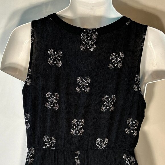 Universal Thread SZ M Maxi Navy & White 90's Boho Vacation Comfy Retro - Picture 6 of 9